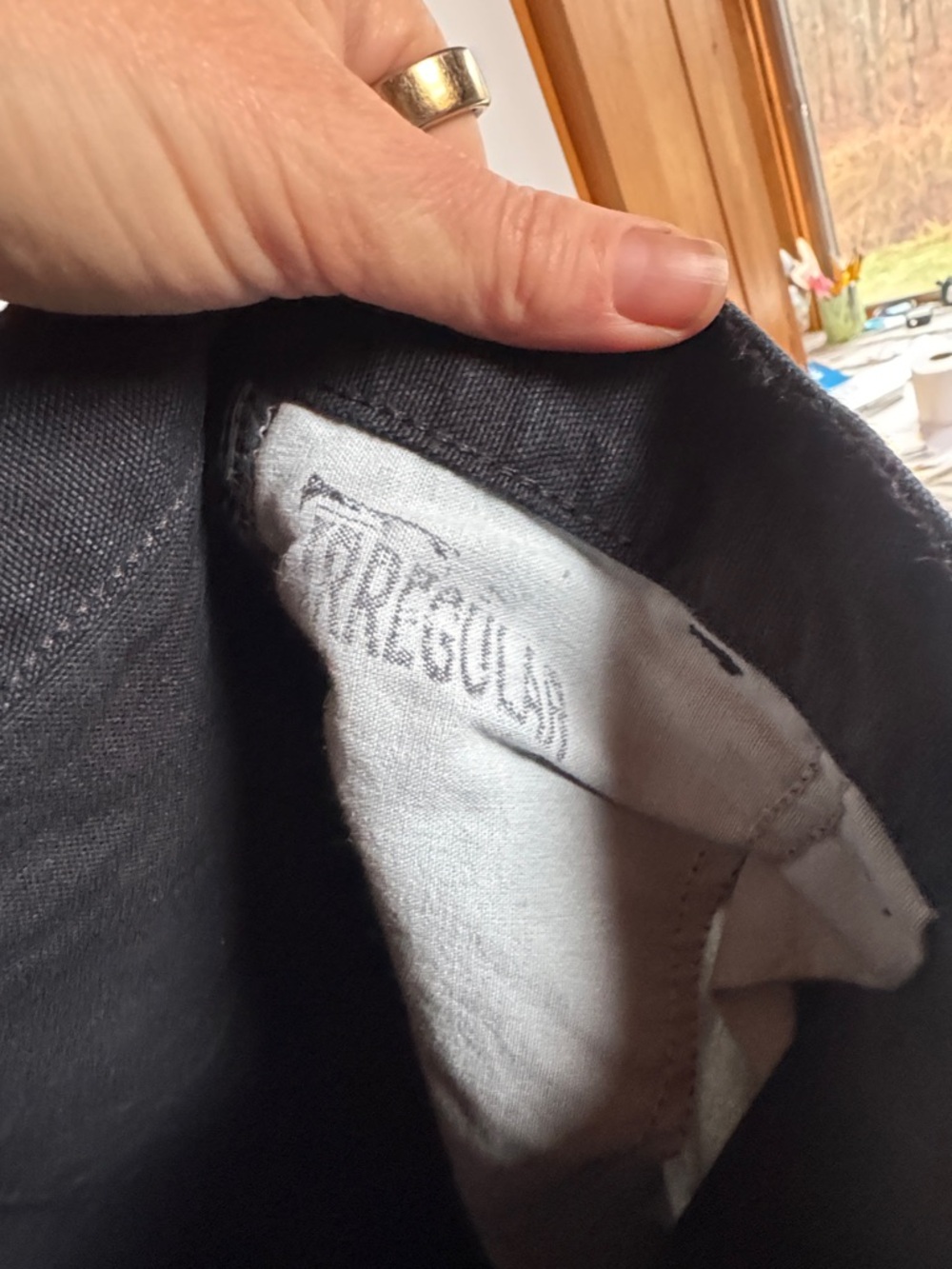 Men's Black Carhartt Work Pants - Picture 4 of 5